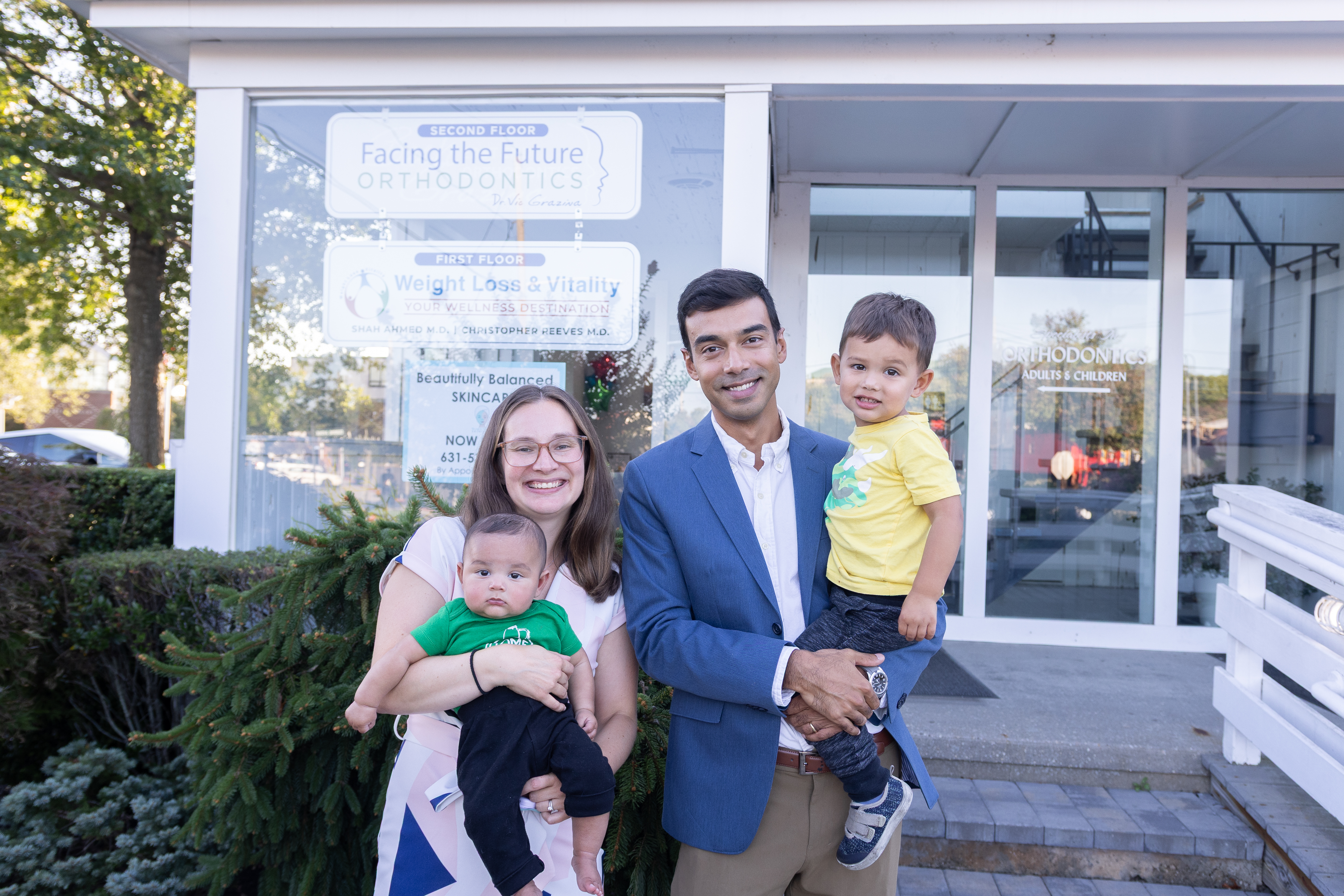 Dr. Shah Ahmed with his family